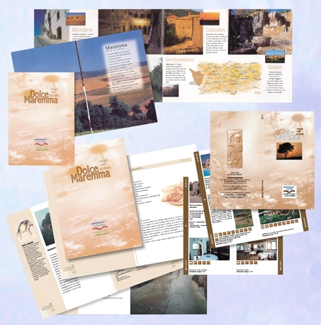 brochure aziendale depliant guida turustica Silvia Ricotta