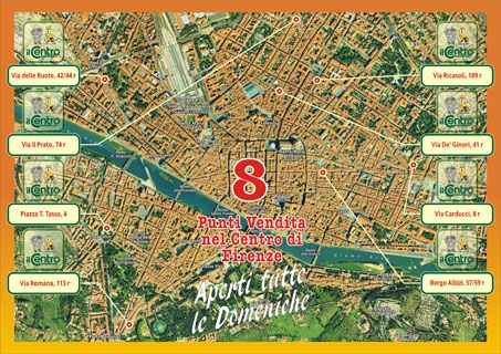 mappa firenze il centro