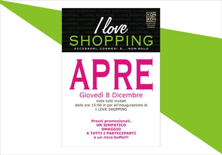 i love shopping poster 70x100