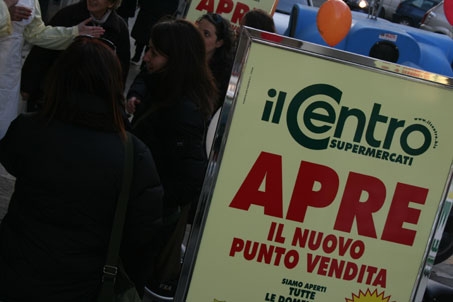 inaugurazione di un punto vendita