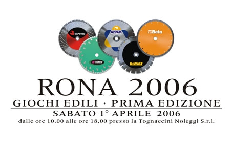 Tognaccini logo Rona 2006 prima edizione